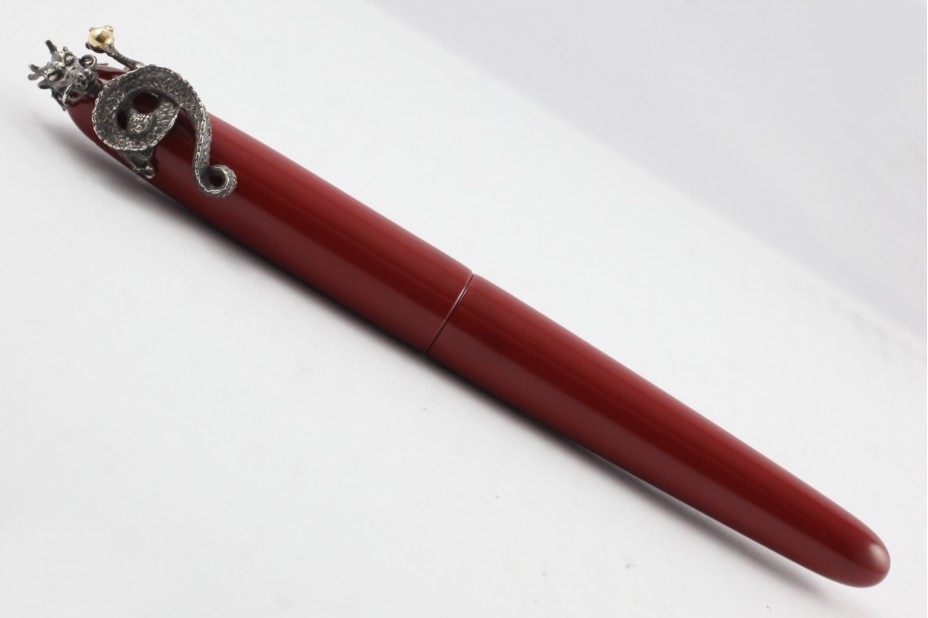 Nakaya Portable Writer Shu Nurihanashi  Fountain Pen with Dragon 2 Stopper