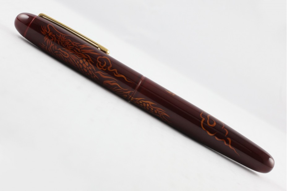Nakaya Portable Writer Tamesukashi Akatame Ascending Dragon 2 A Fierce Face Fountain Pen