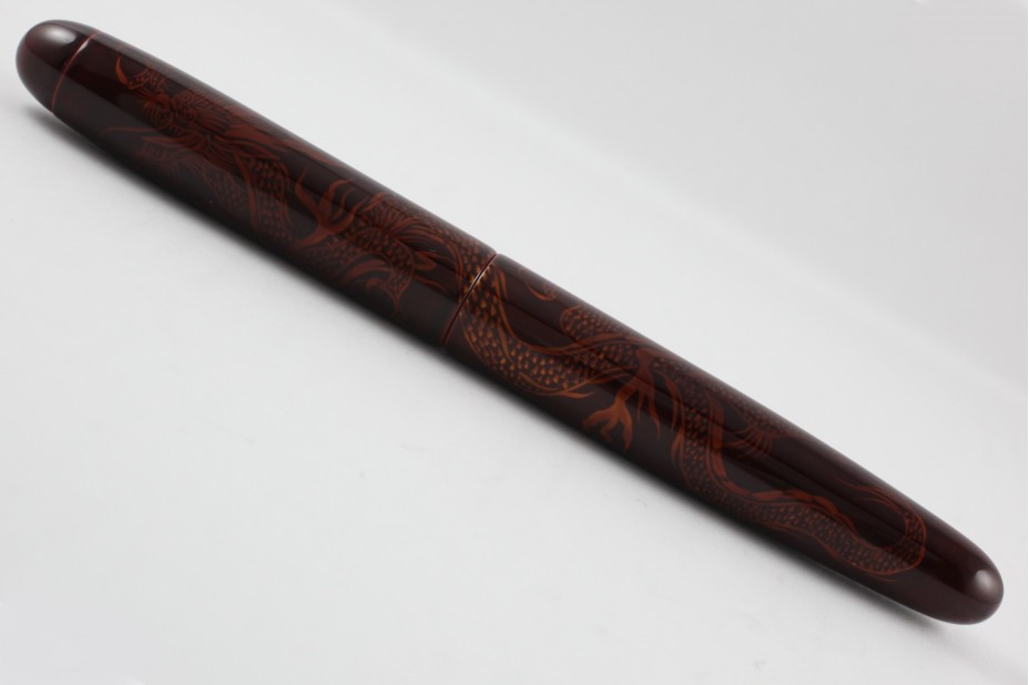 Nakaya Portable Writer Tamesukashi Akatame Ascending Dragon Fountain Pen