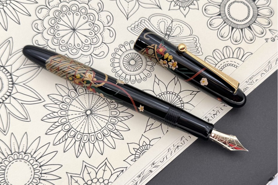 Namiki Nippon Art Flower Basket Fountain Pen