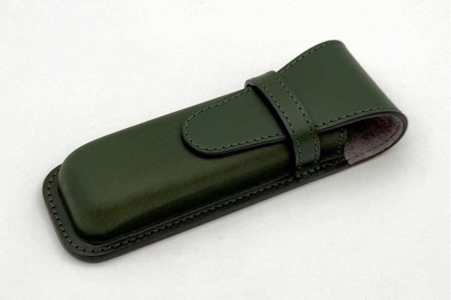 PILOT × SOMÈS Leather 2 Pen Case - Green