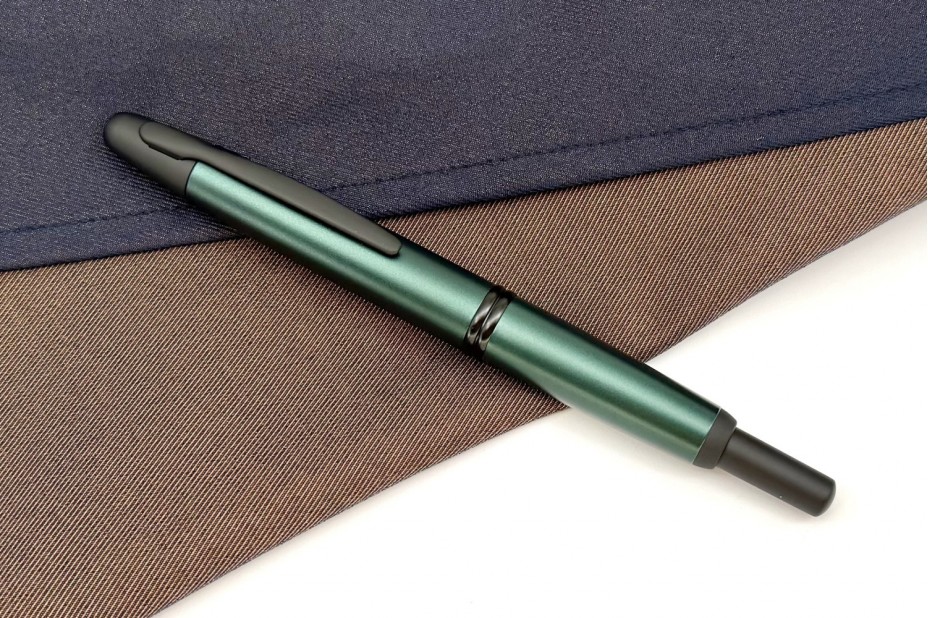 Pilot Capless Stainless Matte Green Fountain Pen