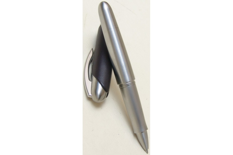 Porsche Design P3150 Leather Brown Roller Pen