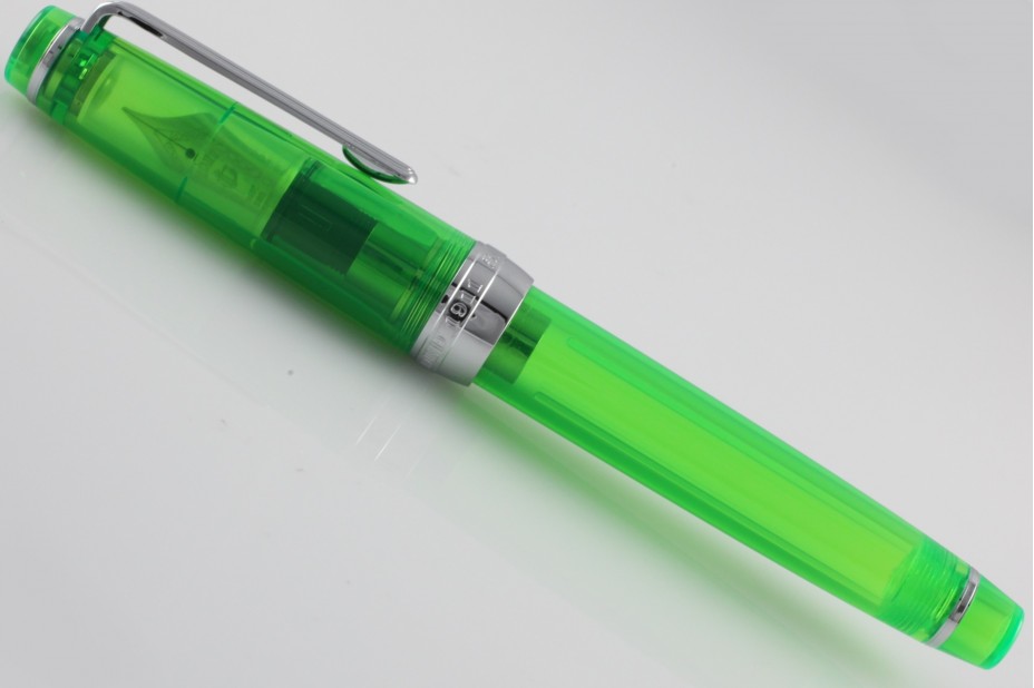 Sailor ProGear Slim (Sapporo) Green Demonstrator Rhodium Fountain Pen